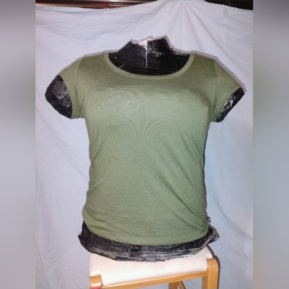 No Boundaries Olive Short Sleeve Tee